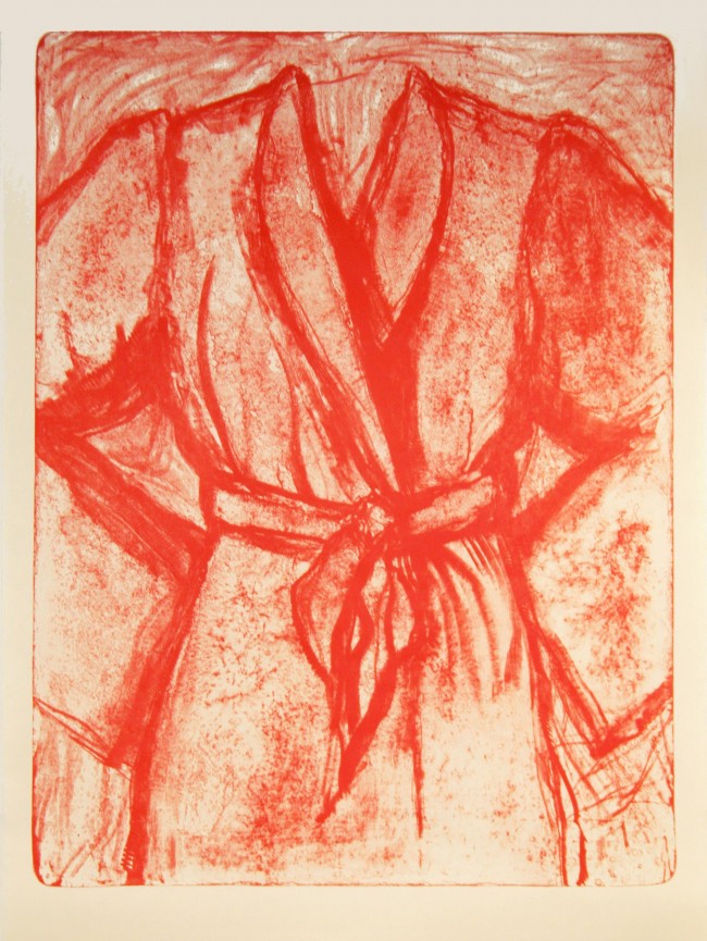 Jim Dine: Cream and Red Robe 