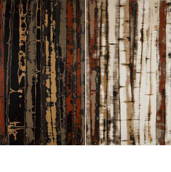 Along the M-108 Highway (diptych)