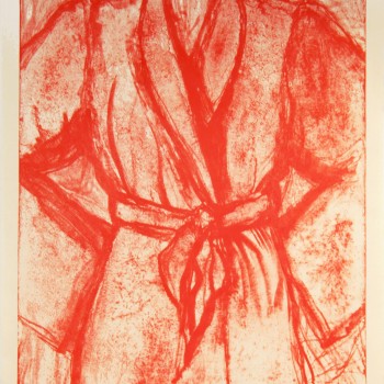 Jim Dine: Cream and Red Robe 