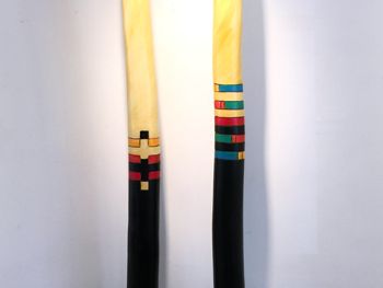 Half Black/Half White Spirit Poles