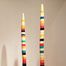 Half Black/Tight Striped Spirit Poles