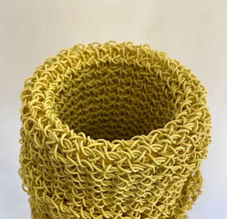 Yellow Column Basket